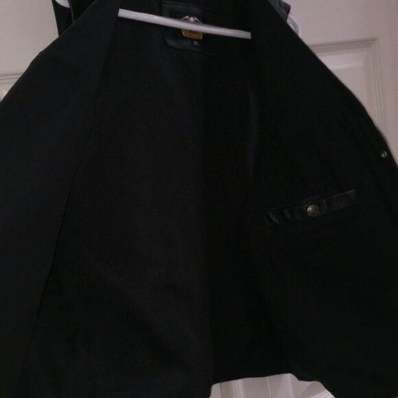 Harley-Davidson Motorcycles Men’s Black Leather Vest Made in USA Size Large - Picture 10 of 11